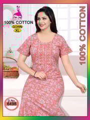 Pink Lady Women Night Gown Ahmedabad