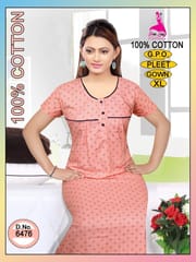 Pink Lady Women Night Gown Ahmedabad