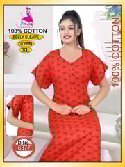 Pink Lady Women Night Gown Ahmedabad